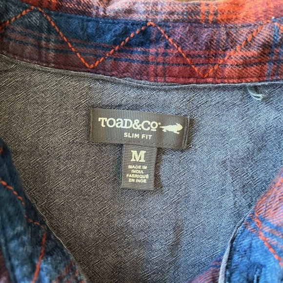 Toad&Co Men's Flannel Shirt - Picture 1 of 5